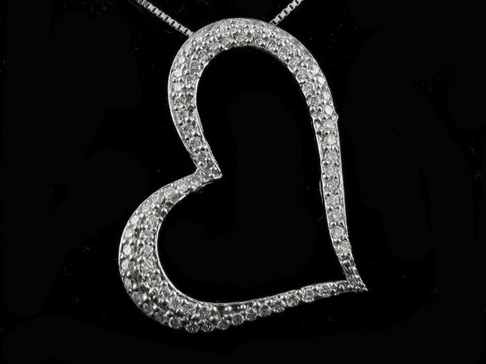 14KT W/GOLD, RD 0.45CTW, 18-INCH 14KT W/GOLD CHAIN