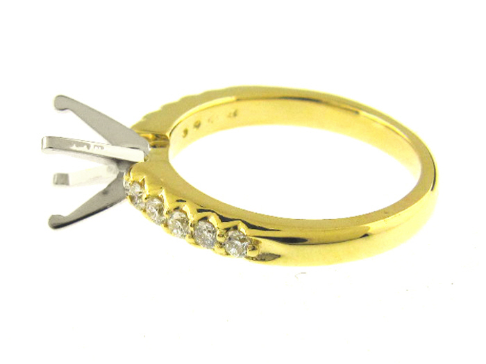 14KT YELLOW GOLD, RD 0.30CTW