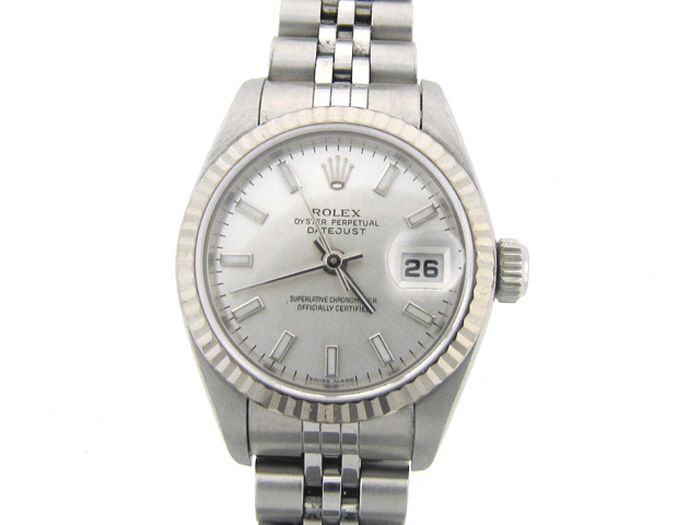 LADY'S DATEJUST ROLEX STAINLESS STEEL