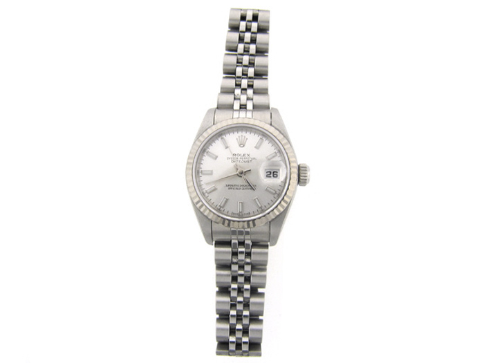 LADY'S DATEJUST ROLEX STAINLESS STEEL